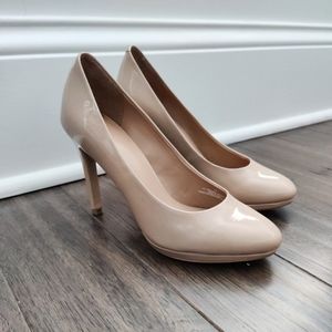 Nude platform pumps from Massimo Size 6.5